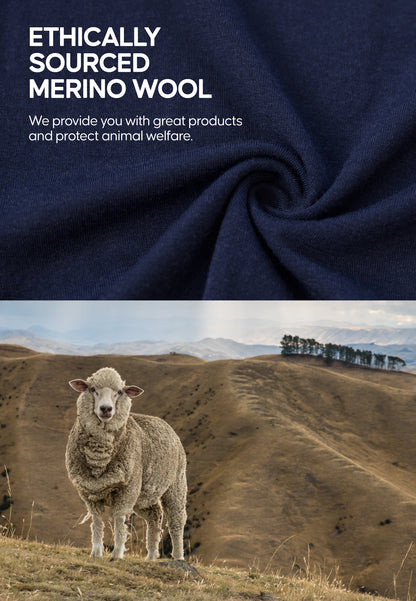 MERINO WOL ONDERLAAGSET VOOR HEREN