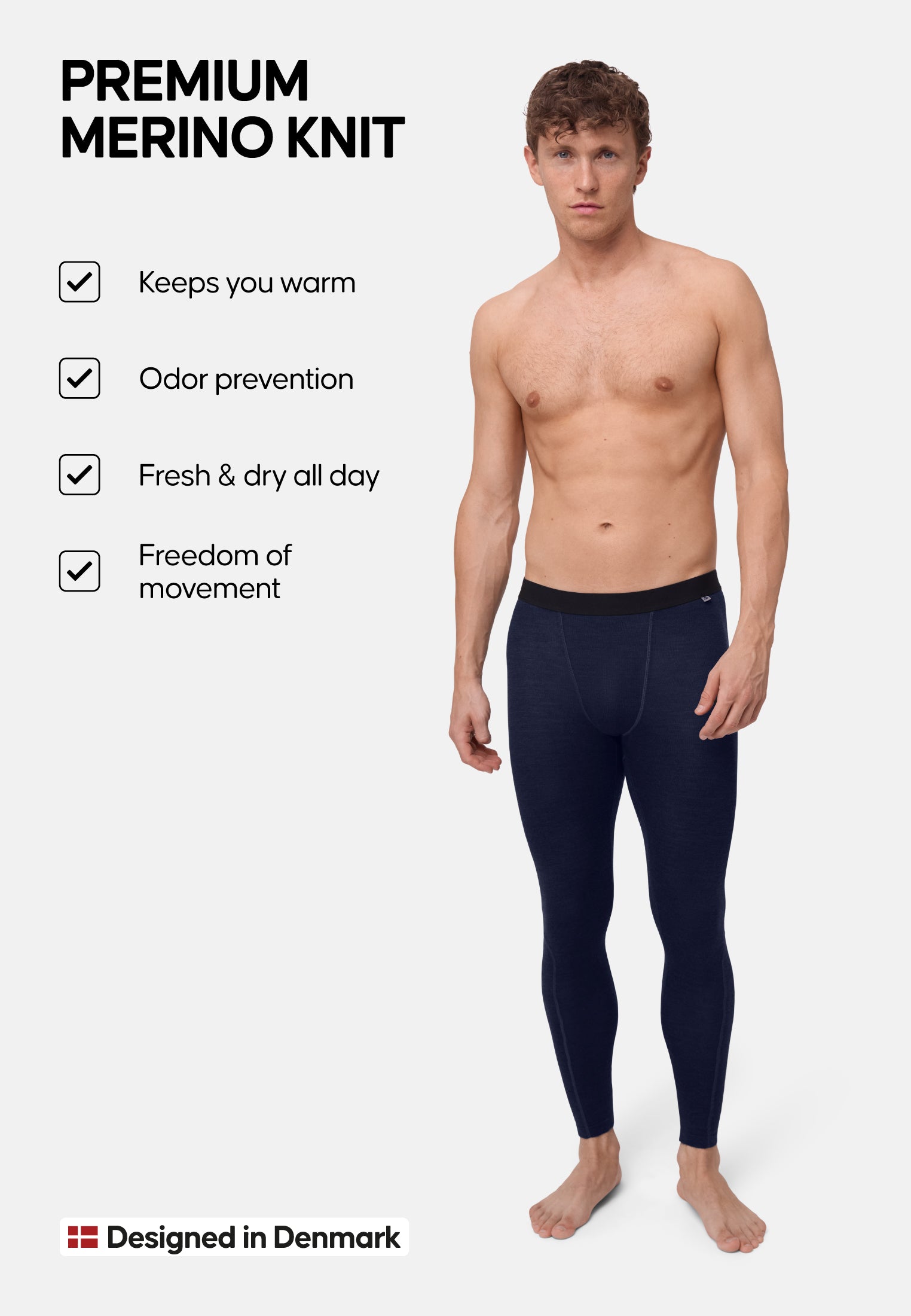 MERINO FUNKTIONSHOSE FÜR HERREN