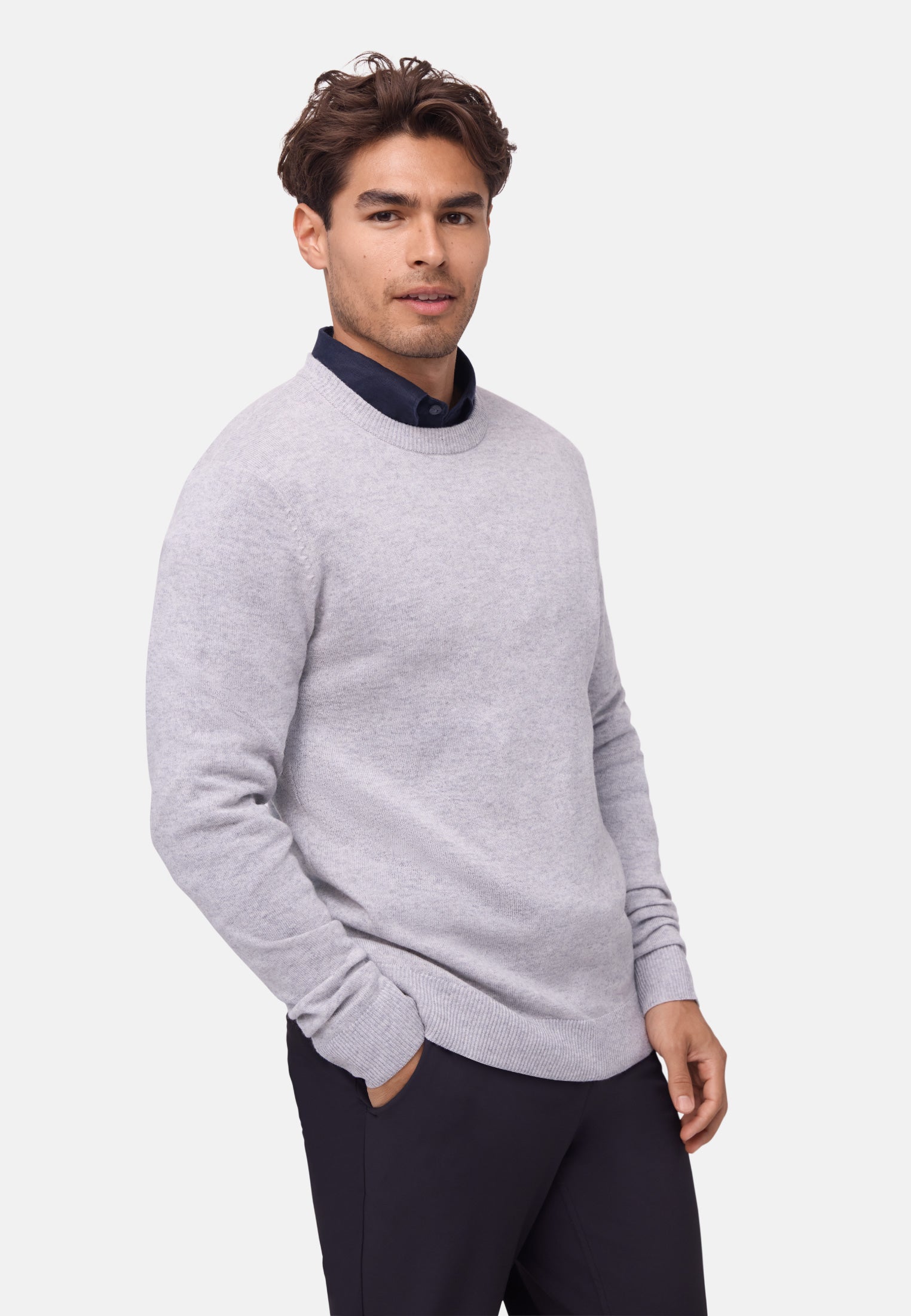HERREN MERINO-KASCHMIR PULLOVER