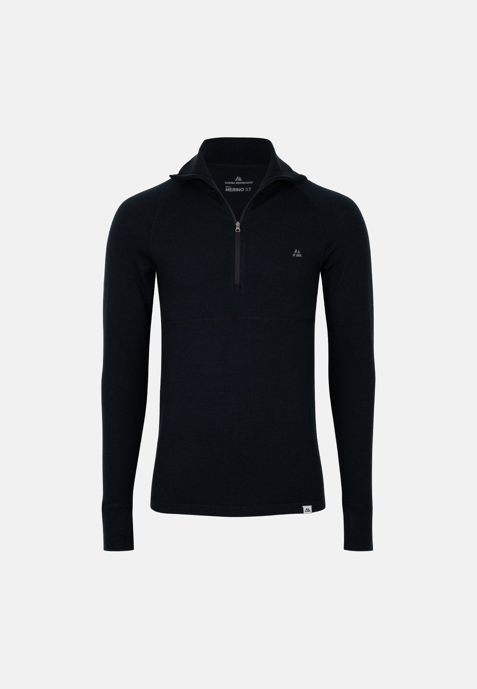 MERINOULD BASELAYER HALF-ZIP BLUSE TIL MÆND