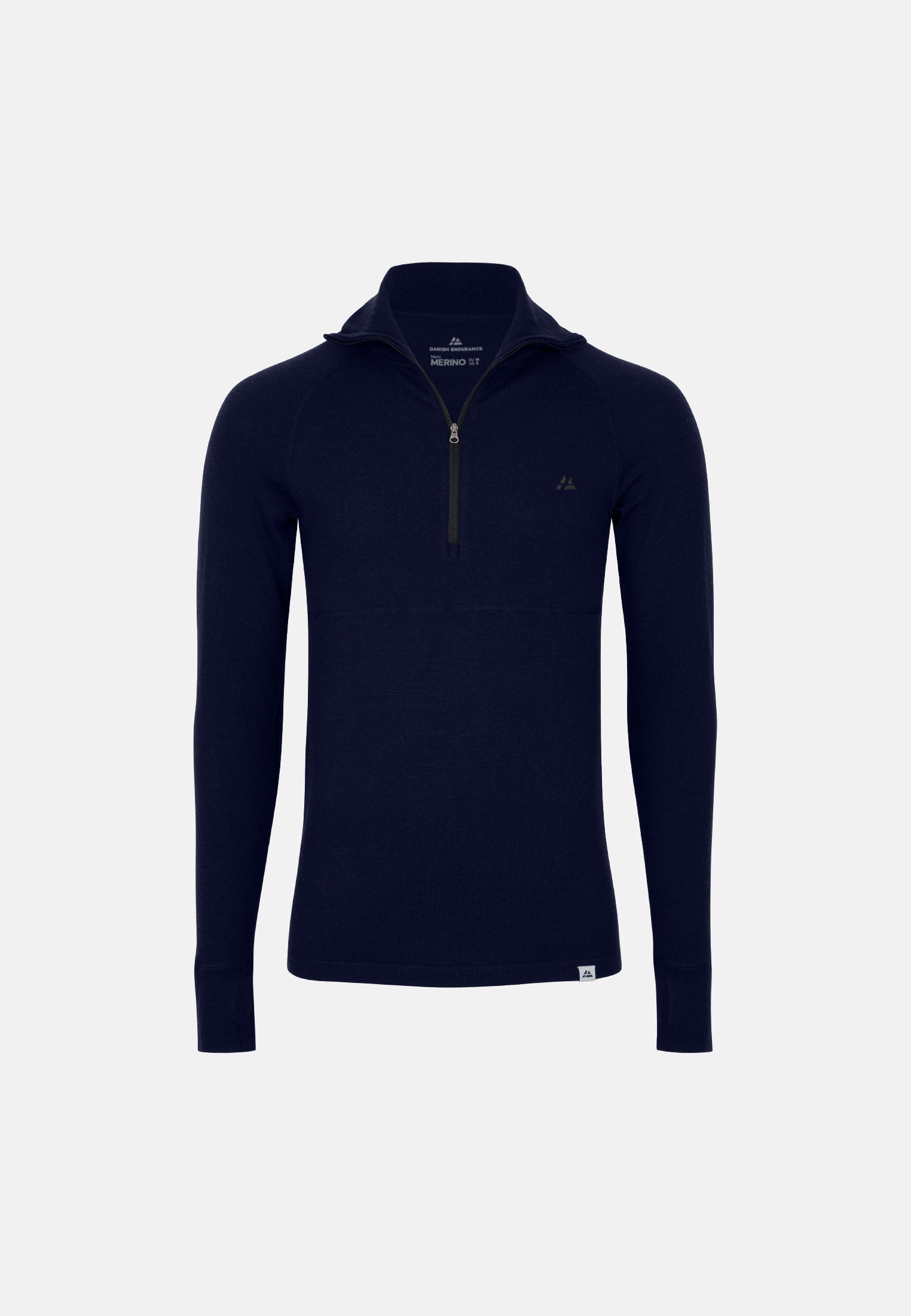 MERINO WOLLEN ONDERLAAG HALF-ZIP SHIRT VOOR HEREN
