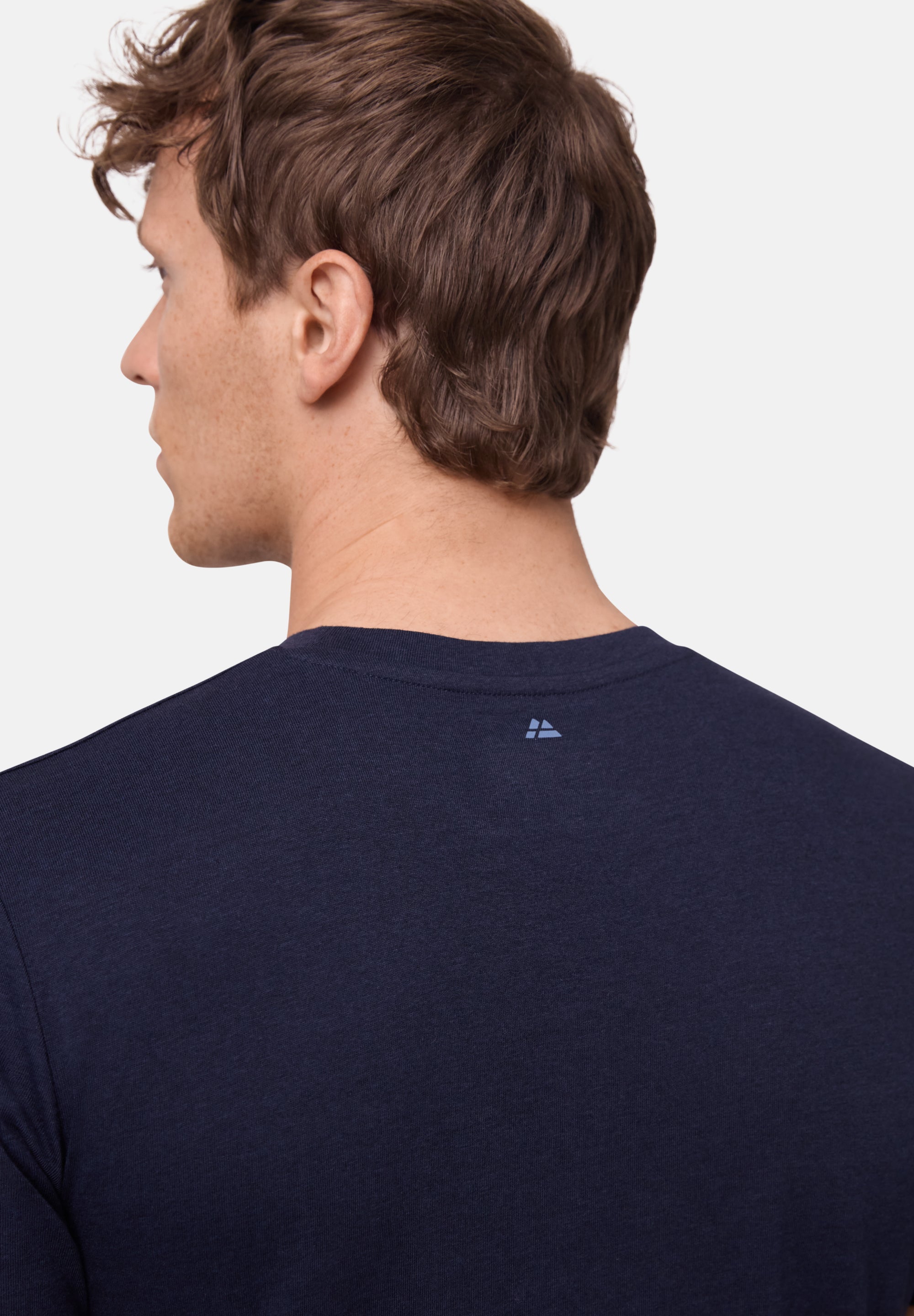 MODAL T-SHIRT MET RONDE HALS VOOR HEREN