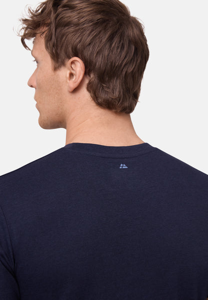 MODAL T-SHIRT MET RONDE HALS VOOR HEREN