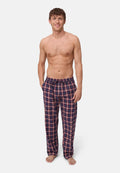 COZY PYJAMA PANTS - Navy/Red