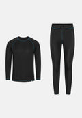 THERMAL UNDERWEAR SET FOR MEN & WOMEN - Black/Blue