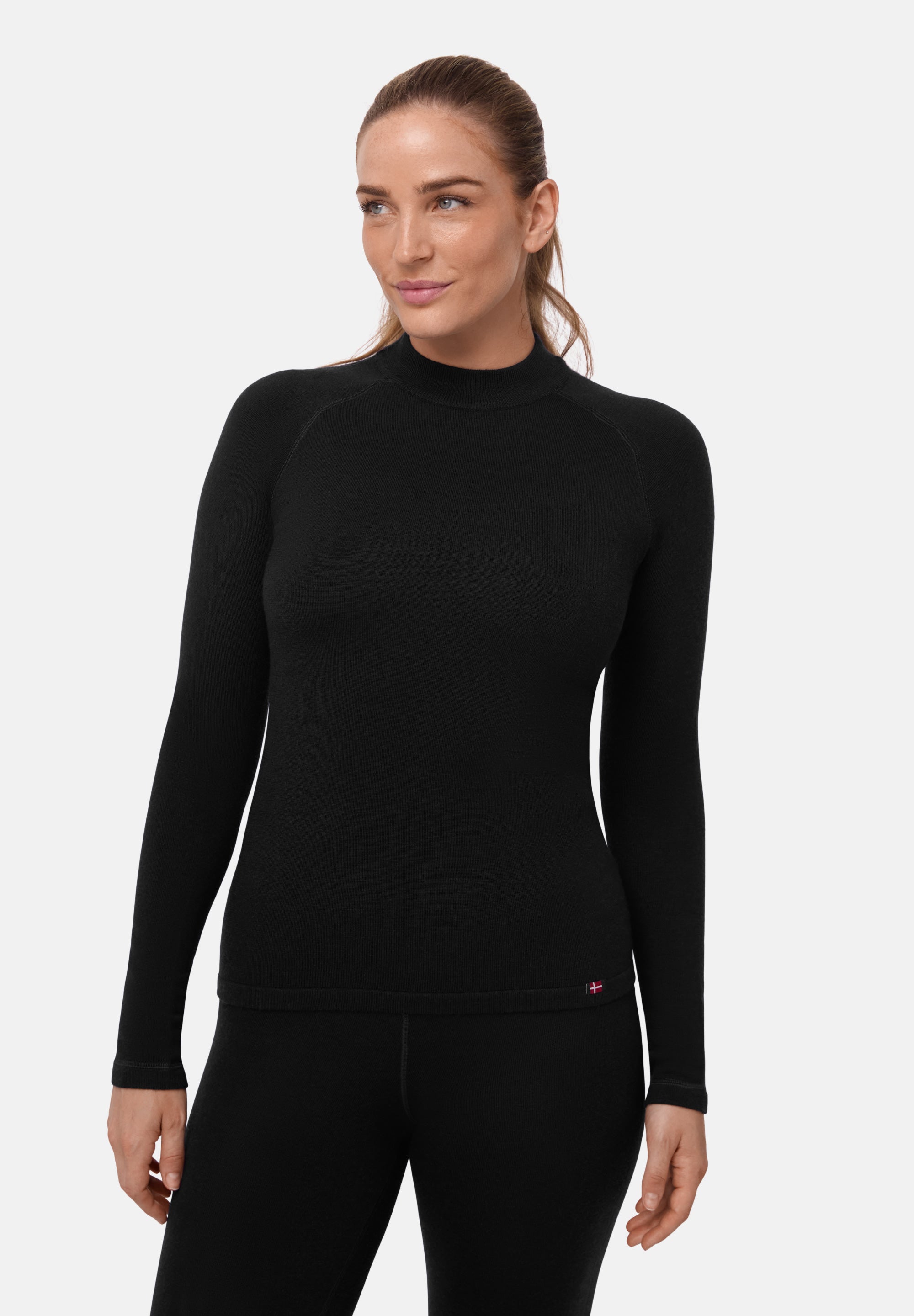 CONJUNTO DE CAPA BASE EXTREMA DE MERINO PARA MUJER
