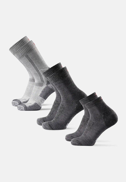 MERINO WOOL HIKING SOCKS SET