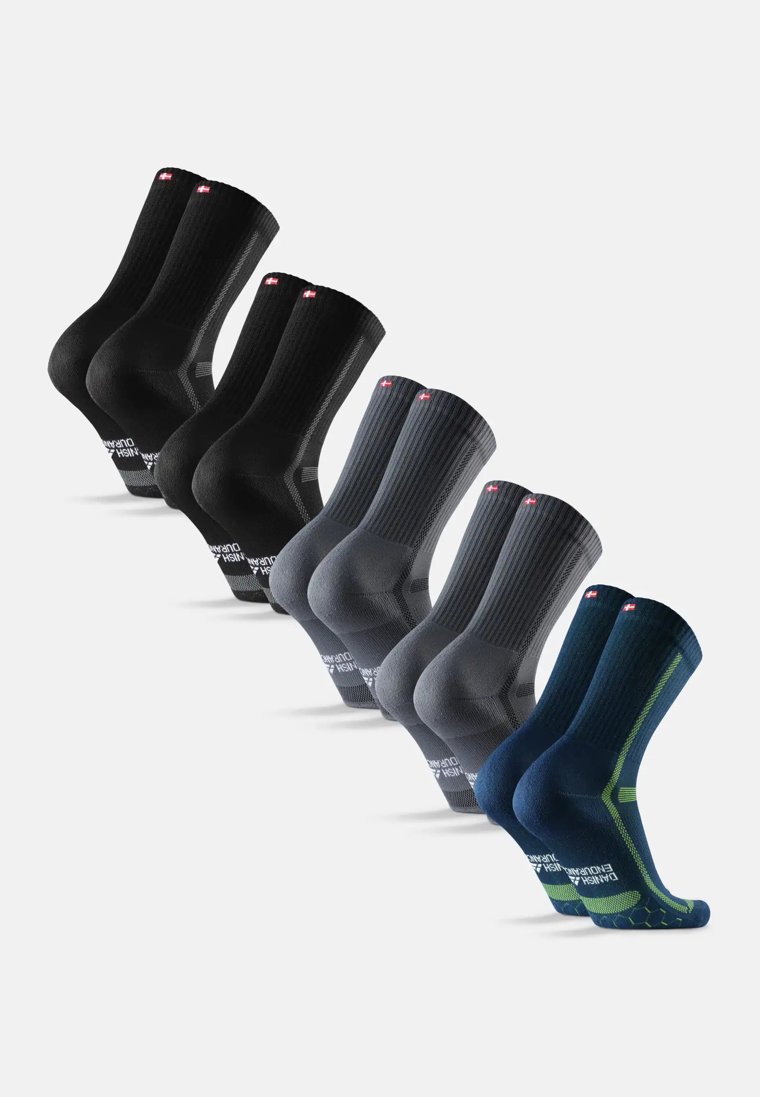 LANGEAFSTAND CREW HARDLOOPSOKKEN