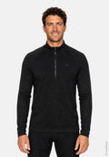 CAPA INTERMEDIA EXTREME MERINO CON MEDIA CREMALLERA - Negro