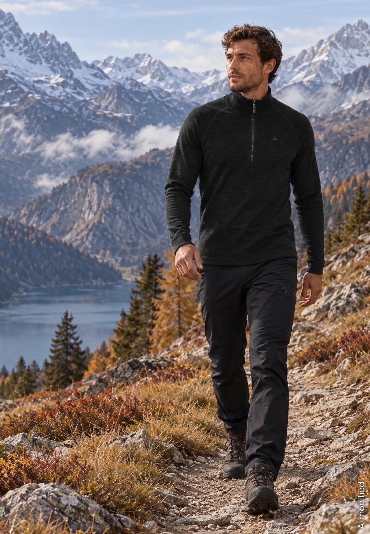 CAPA INTERMEDIA EXTREME MERINO CON MEDIA CREMALLERA