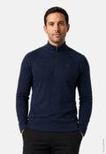 CAPA INTERMEDIA EXTREME MERINO CON MEDIA CREMALLERA - Azul Marino Oscuro