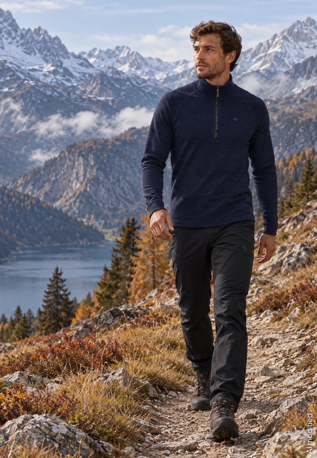 CAPA INTERMEDIA EXTREME MERINO CON MEDIA CREMALLERA