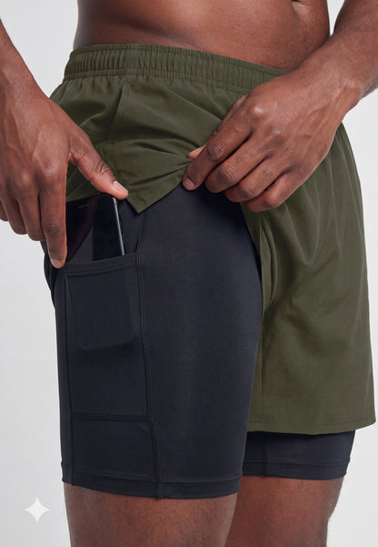 MOMENTUM 2IN1 SHORTS