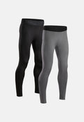 POWER COMPRESSION TIGHTS - Black | Grey