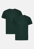 T-SHIRT MÉRINOS PURE - Vert foncé