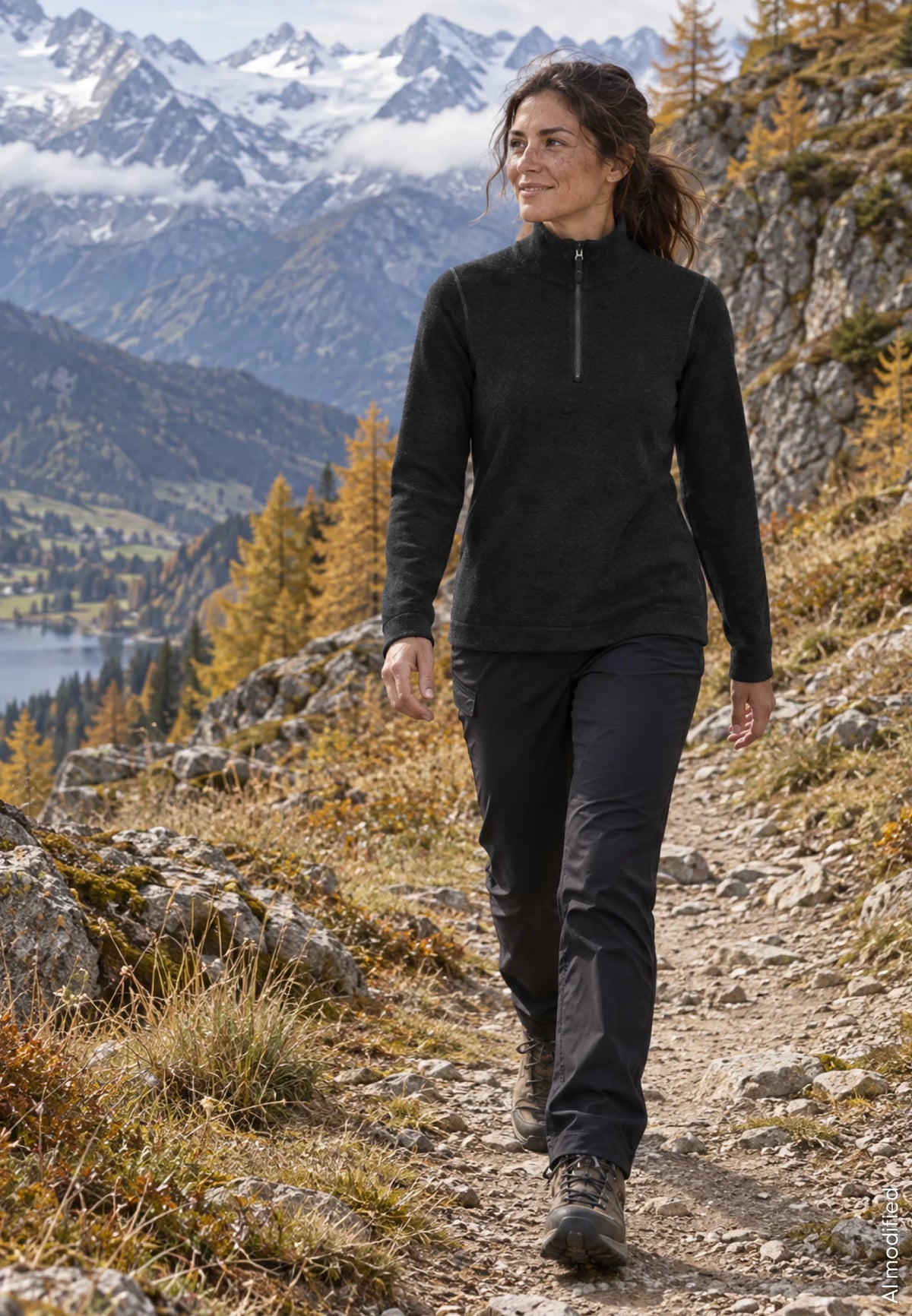 CAPA INTERMEDIA EXTREME MERINO CON MEDIA CREMALLERA