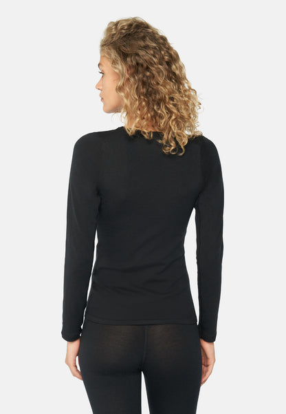 MERINO WOOL BASE LAYER SHIRT FOR WOMEN