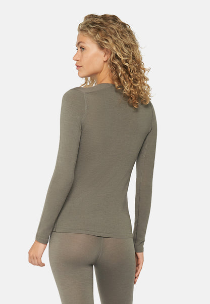 CHEMISE BASELAYER EN LAINE MÉRINOS POUR FEMME