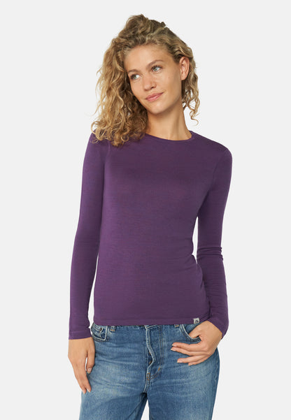 MERINO WOOL BASE LAYER SHIRT FOR WOMEN