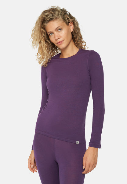 MERINO WOOL BASE LAYER SHIRT FOR WOMEN