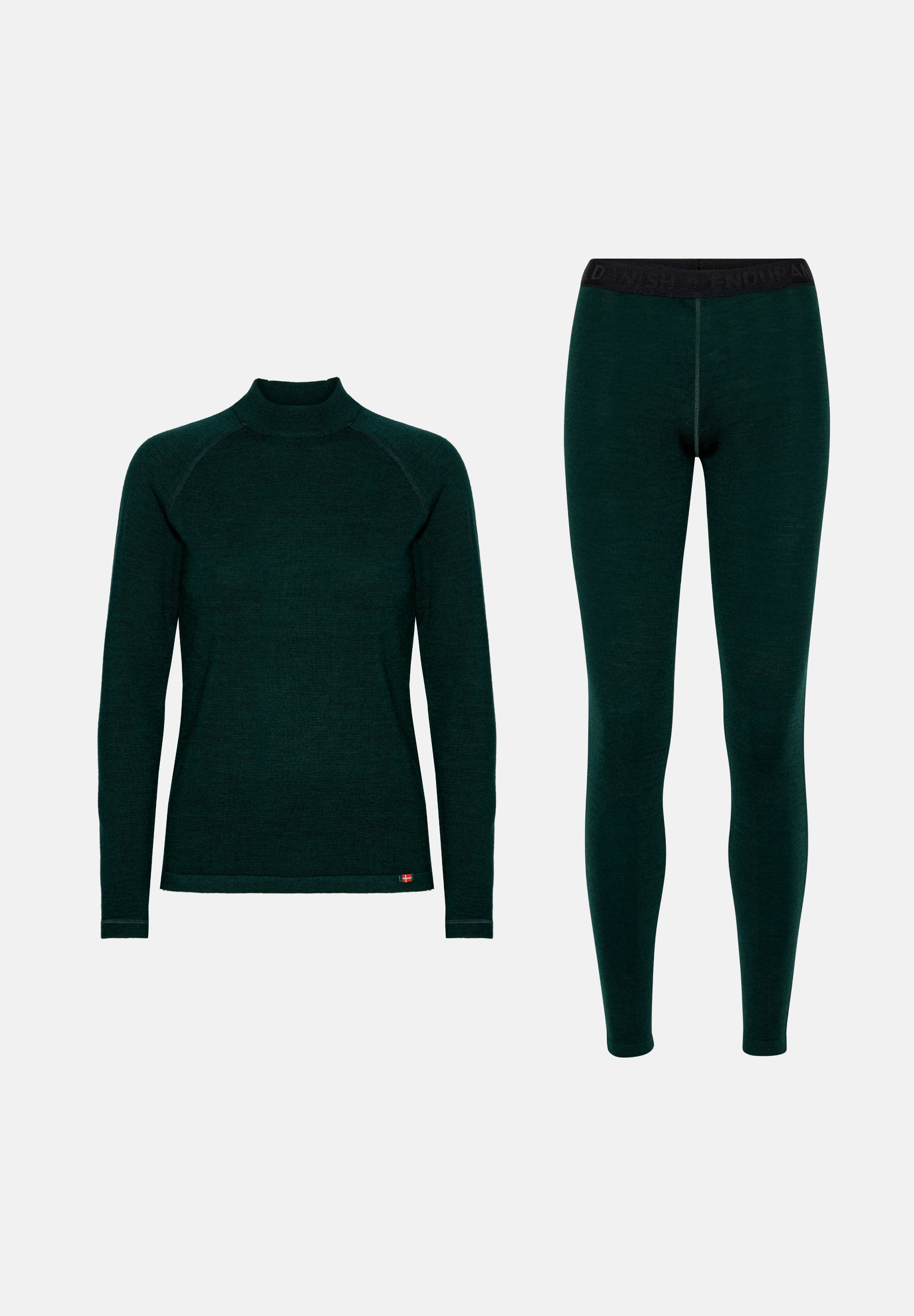 CONJUNTO DE CAPA BASE EXTREMA DE MERINO PARA MUJER