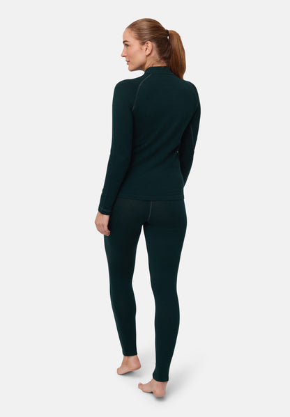 CONJUNTO DE CAPA BASE EXTREMA DE MERINO PARA MUJER