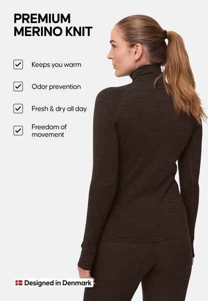 CORE MERINO HALF ZIP BASELAYER SHIRT