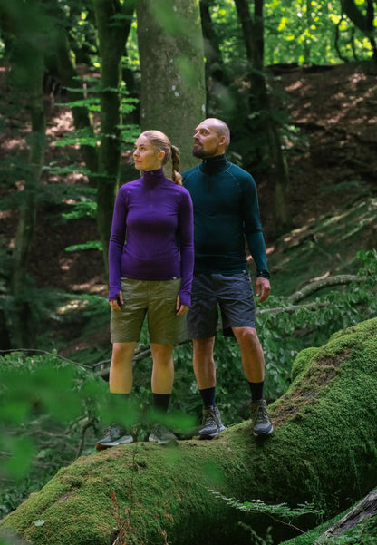 DAMEN MERINO THERMO HALF-ZIP-SHIRT