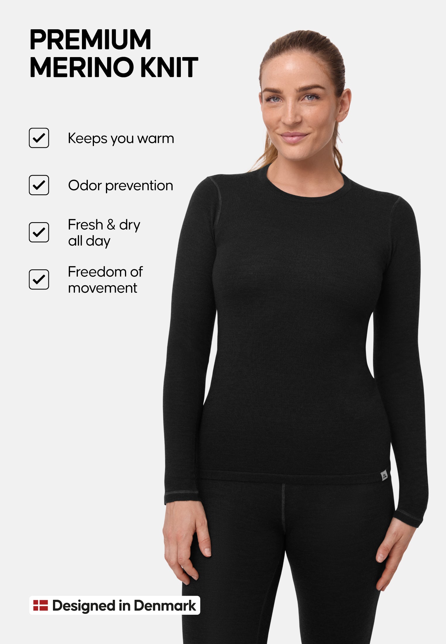 MERINOWOLLE BASELAYER-SHIRT FÜR FRAUEN