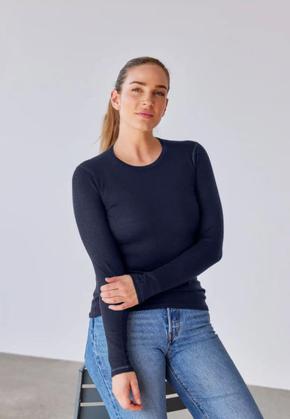 CAMICIA TERMICA IN LANA MERINO DA DONNA