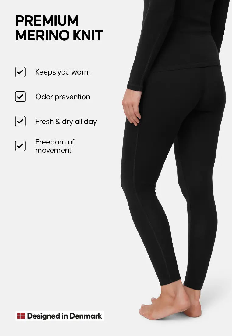 DAMEN MERINO THERMO-LEGGINGS