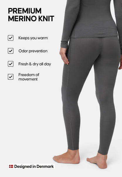 DAMEN MERINO THERMO-LEGGINGS