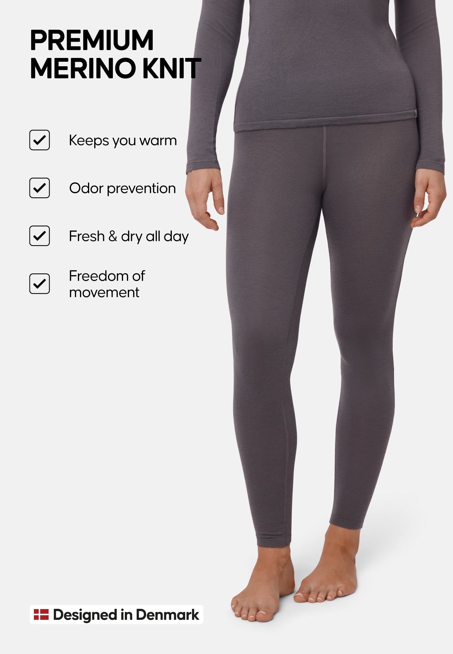 MERINOWOLL BASELAYER-HOSE FÜR FRAUEN