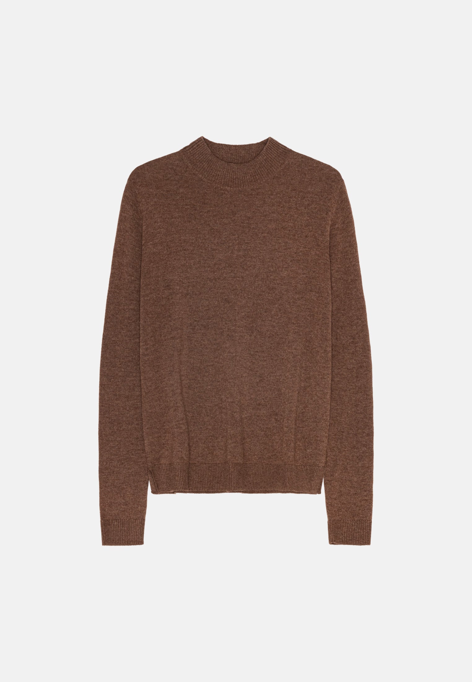 JERSEY DE CUELLO ALTO DE MEZCLA DE MERINO Y CACHEMIRA PARA MUJER