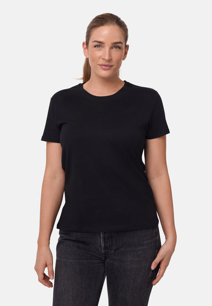 MODAL T-SHIRT MET RONDE HALS VOOR DAMES