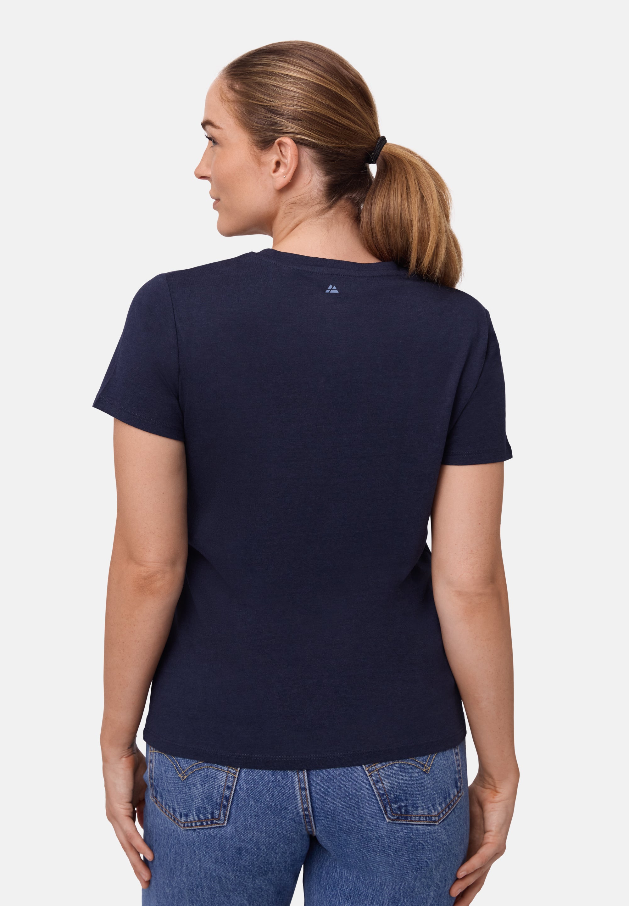 KLASSIEKE V-HALS T-SHIRT DAMES