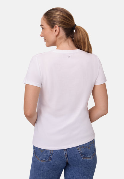 KLASSIEKE V-HALS T-SHIRT DAMES