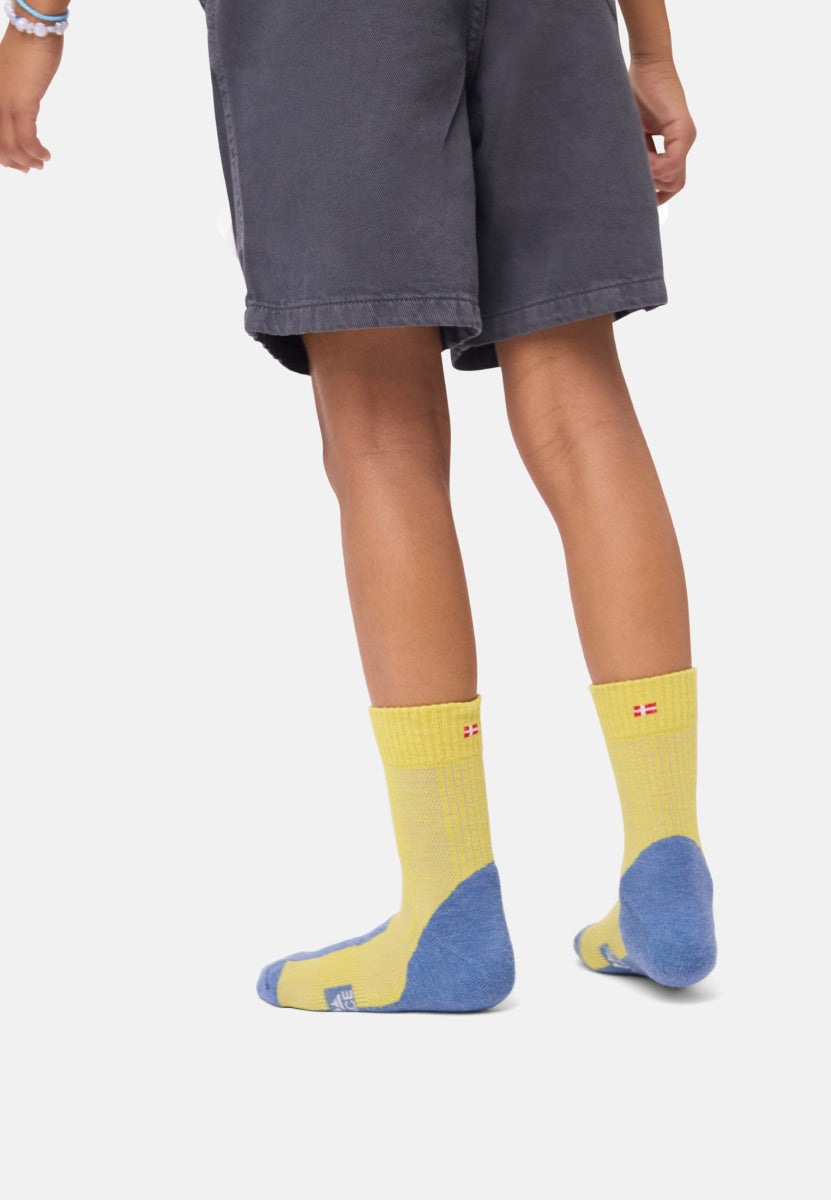 CHILDREN MERINO WOOL HIKING SOCKS LIGHT - DANISH ENDURANCE