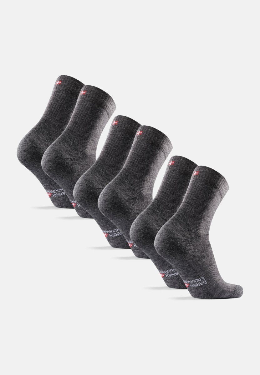 CHILDREN MERINO WOOL HIKING SOCKS LIGHT - DANISH ENDURANCE