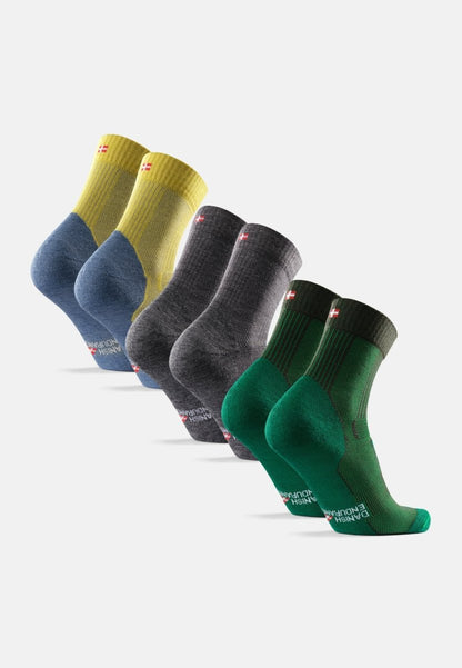 CHILDREN MERINO WOOL HIKING SOCKS LIGHT - DANISH ENDURANCE