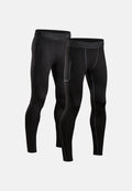 POWER COMPRESSION TIGHTS - Black | Black/Grey