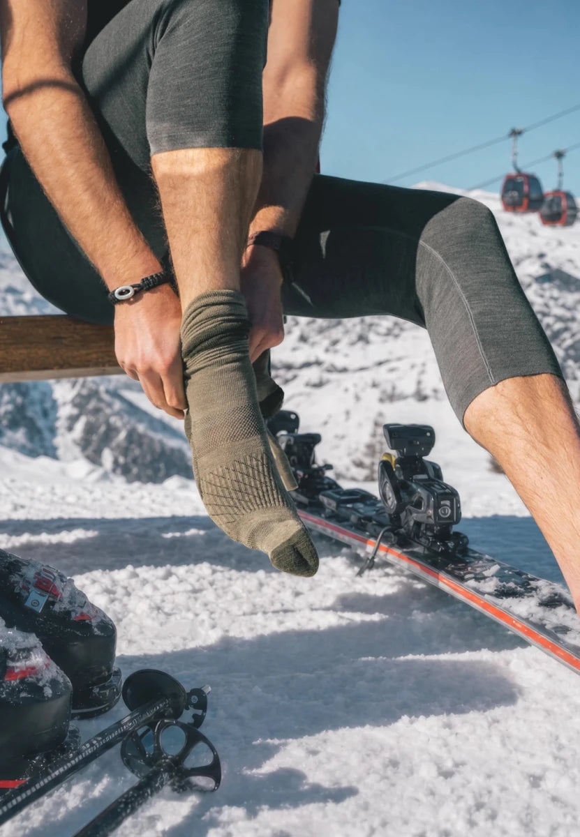 CORE MERINO CROPPED BASELAYER TIGHTS - DANISH ENDURANCE