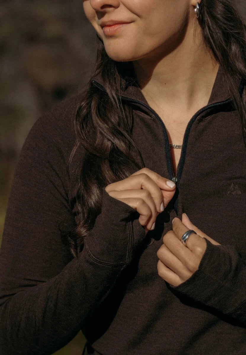 CORE MERINO HALF ZIP BASELAYER SHIRT - DANISH ENDURANCE