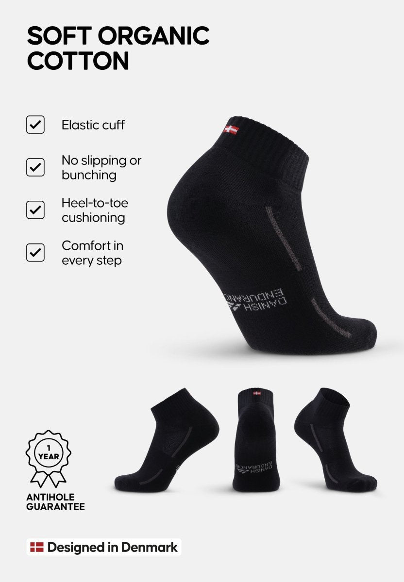 COTTON QUARTER SOCKS - DANISH ENDURANCE