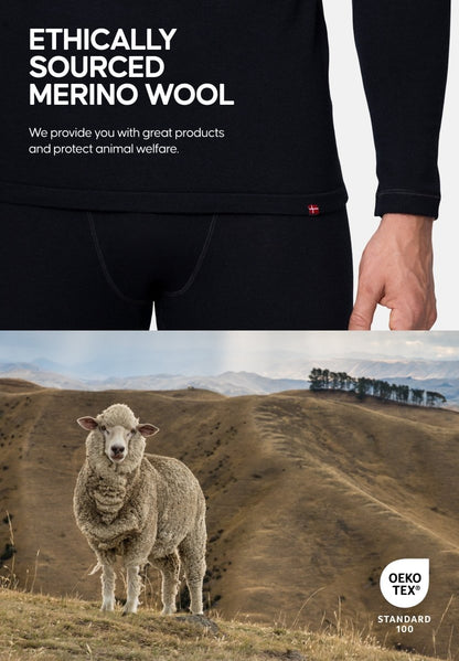 EXTREME MERINO WOOL BASE LAYER SET FOR MEN - DANISH ENDURANCE