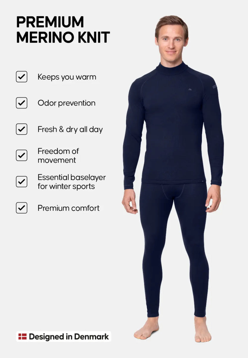 EXTREME MERINO WOOL BASE LAYER SET FOR MEN - DANISH ENDURANCE