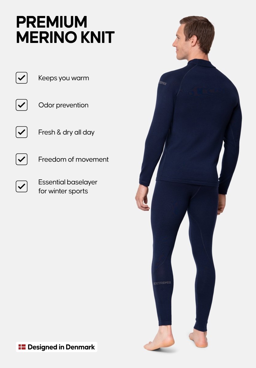 EXTREME MERINO WOOL BASE LAYER SET FOR MEN - DANISH ENDURANCE