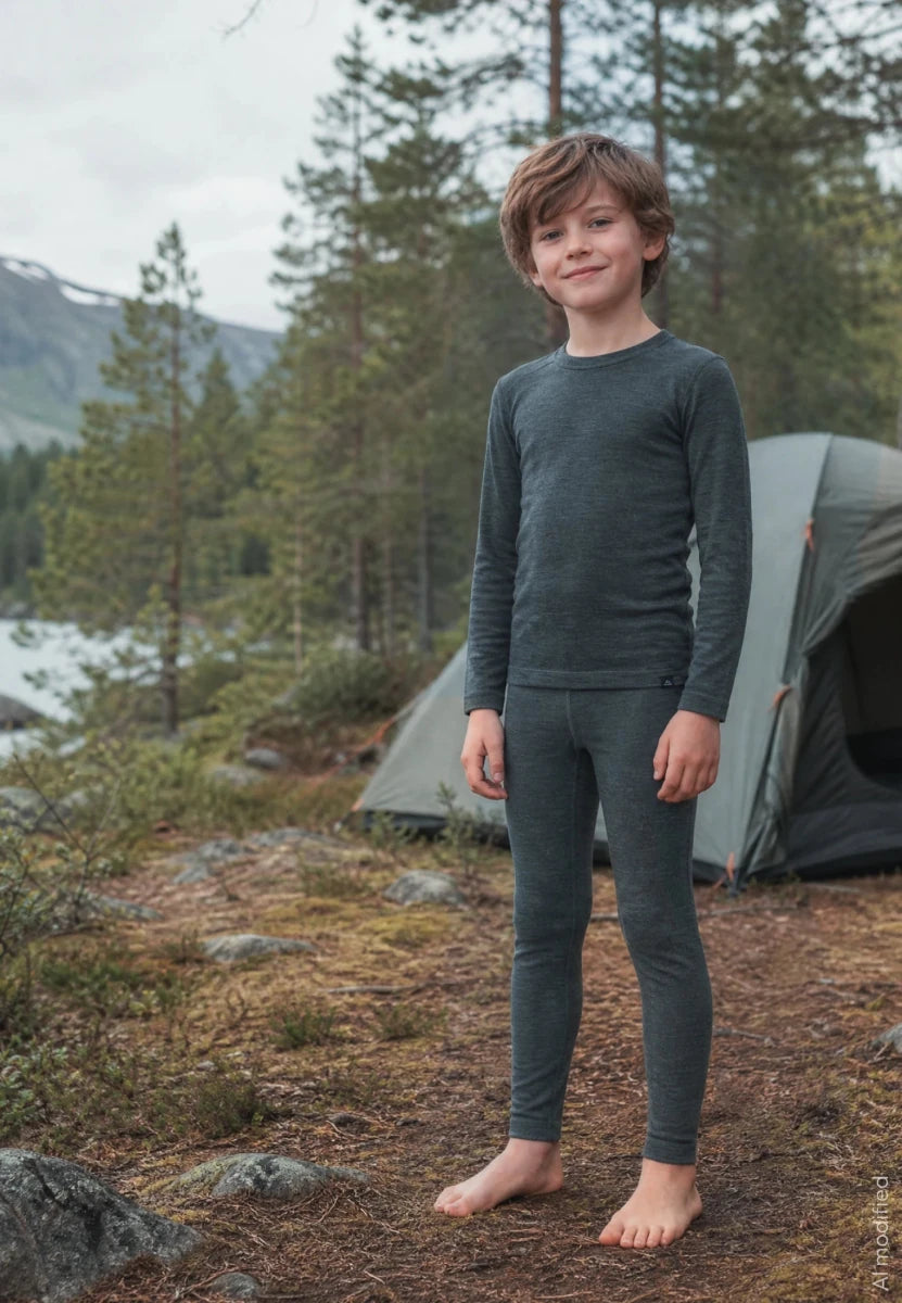 KIDS CORE MERINO BASELAYER SET - DANISH ENDURANCE