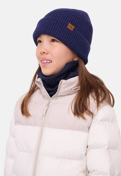 KIDS MERINO BEANIE WITH POLAR FLEECE - DANISH ENDURANCE