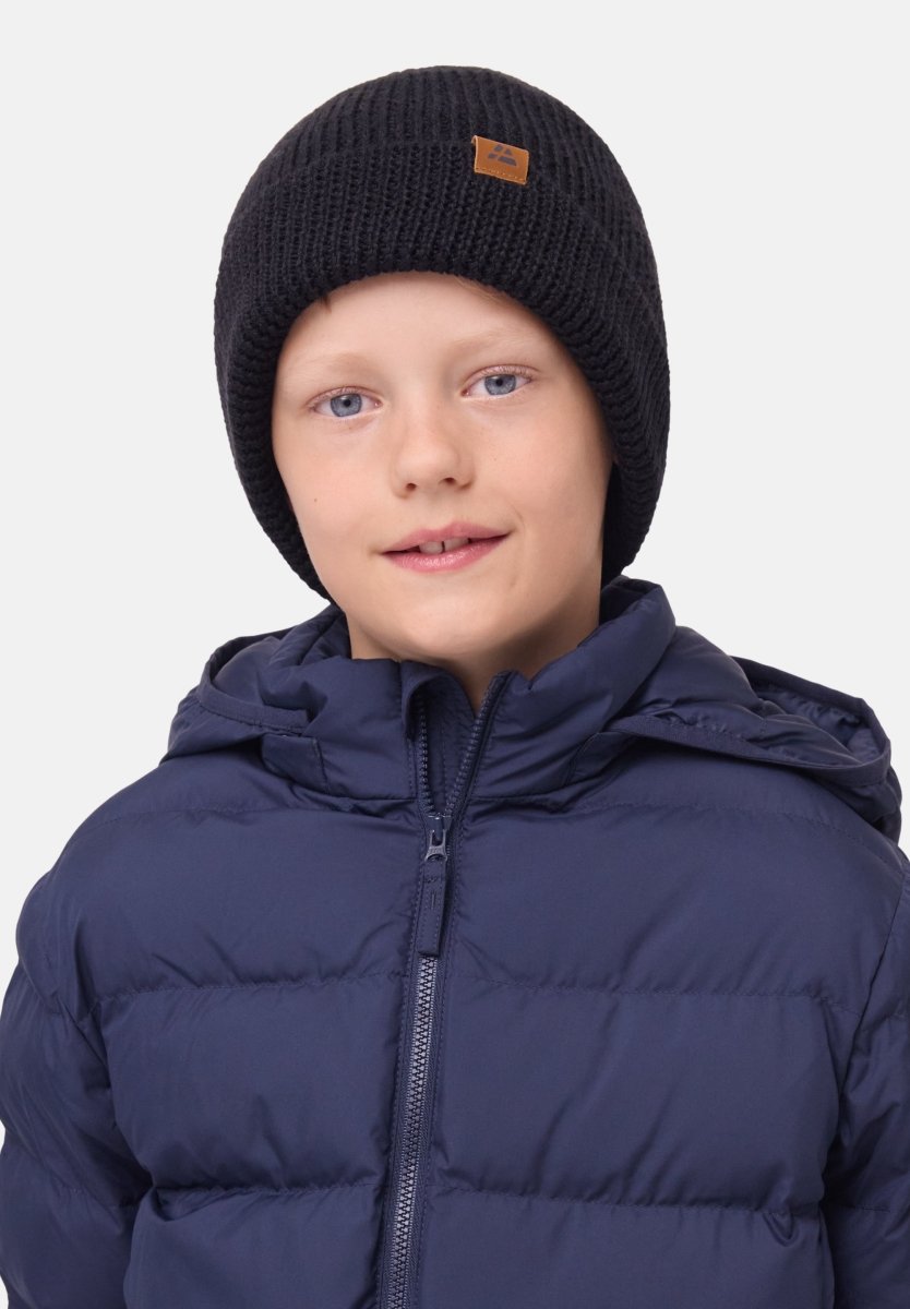 KIDS MERINO BEANIE WITH POLAR FLEECE - DANISH ENDURANCE